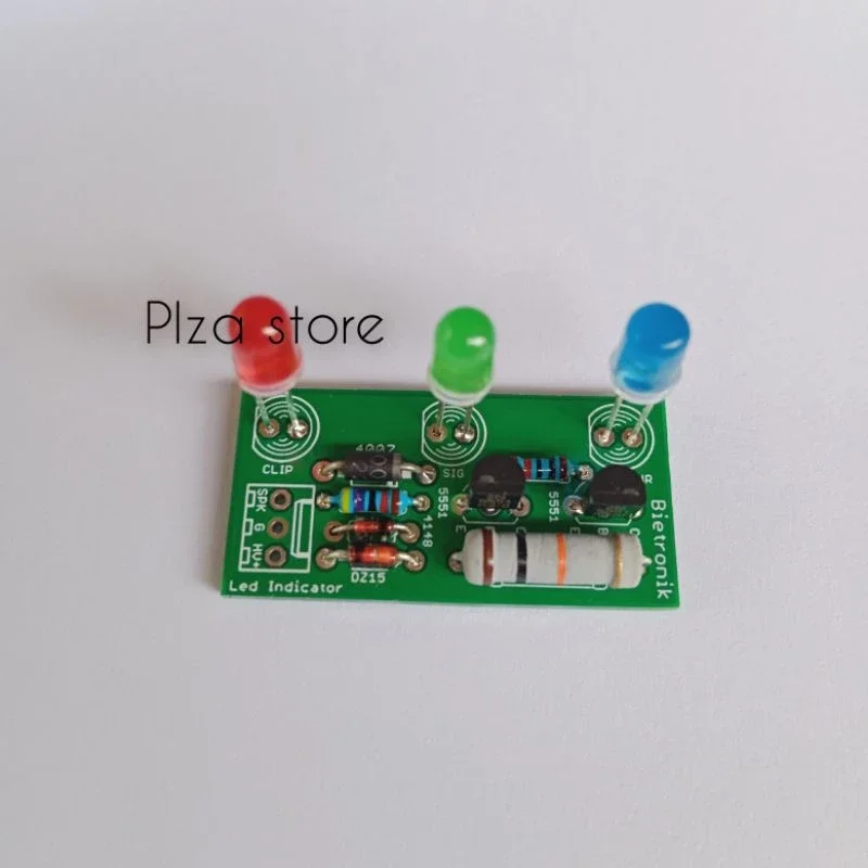 Lampu led clip signal indikator power amplifier pcb double layer lampu display power ampli