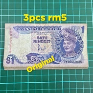 (A310) rm1 siri 6 duit kertas lama duit syiling lama tabung duit kertas mata wang lama kedai duit la