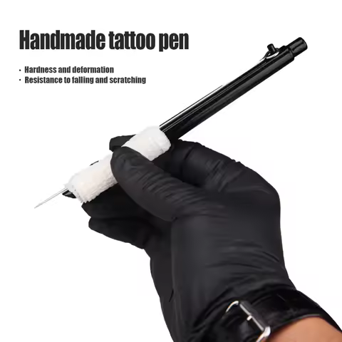 1/3/5/10PCS Tattoo Hand Poke Machine Pen Needle Holder Tool Professional Hand Poke And Stick Tattoo 