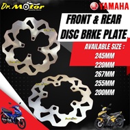 DRM GALFER 4MM Brake Disc Plate LC135 Y15 RS150 Y16ZR RSX150 NVX155 NVX 155 LC 135 220mm 245mm 267mm