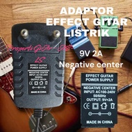 Guitar effects ADAPTOR POWER SUPPLY guitar EFFECT 9 VOLT NEGATIVE CENTER EFFECT electric guitar elec