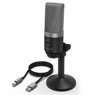 FIFINE USB Microphone,PC Microphone for Mac and Windows Computers,Optimized for Recording,Streaming Twitch,Voice Overs,Podcasting for Youtube,Skype Chats-K670