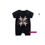 BabyDo Metallica Baby Romper Fashion Baby Jumper Clothes 2-12 Months