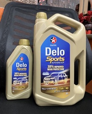 CALTEX Delo® Sports Advanced Fully Synthetic 5W-40 API CK-4 ขนาด 7 ลิตร