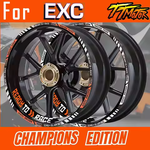 For 21" 18" Wheel KTM 125 EXC 125/250/300/350/450/500 Racing Wheels Motorcycle Tire Stickers Reflect