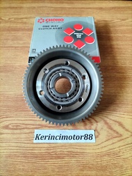 Rumah Pelor Stater Assy One Way Stater Set Gigi Yamaha Scorpio Scorpio-Z Komplit Original CHOHO