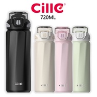 CILLE Premium 316 Stainless Steel Water Bottle 720ML Leakproof, Lightweight & Ergonomic XB-25143