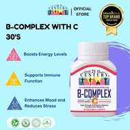 21st Century B-Complex with C with Selenium, Chromium and Zinc 30 Vegetarian Capsules