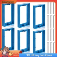 [In Stock]6pcs 1/2inch Single Gang Receptacle Outlet Box Extenders,Electric Outlet Extender Box with