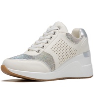 Wedge Sneakers for Women - Wedge Tennis Shoes Non-Slip Women Fashion Sneakers