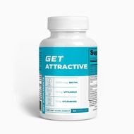 GET ATTRACTIVE Supplements - Dietary Supplement with Biotin, Vitamin B6 & Vitamin B3 - 60 Capsules -