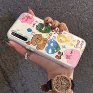 Case For Realme 5 5i 5s 6i C3 C3i Cute Animal Design Transparent Frosted Phone