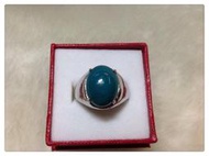 【關西玉石】《印尼藍寶男戒指9》一只6000元
