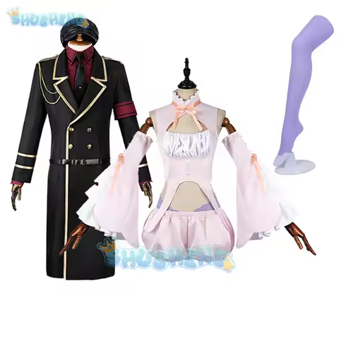 Anime MahoAku Byakuya Mimori Miller Cosplay Costume Outfit The Magical Girl and The Evil Lieutenant 