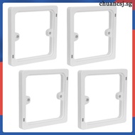 🧂 4Pcs Electrical Outlet Box Extender for Home - ABS White Switch Plate Spacer for Precise Alignment