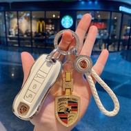 Porsche Key cover Macan accessories Cayenne accessories Panamera accessories 911 Paycan Key chain ac