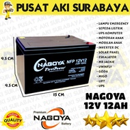 BATERAI VRLA NAGOYA 12V 12AH BATTERY MOBIL AKI MAINAN ANAK SEPEDA LISTRIK MR JACKIE VEHICLE ELECTRIC TIGER SUNRICE ACCU LIFT ESKALATOR SOLLAR CELL EMERGENCY LAMP GENSET 12V 12AH