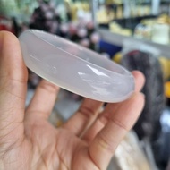 Beautiful white M.Nao solid bracelet, 1.6cm high, 56 to 61