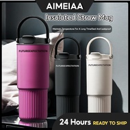 ❤️🇲🇾24h🤍720ML Tumbler Tahan Sejuk Water Bottle 316 Stainless Steel Tumbler With Straw Botol Air Taha