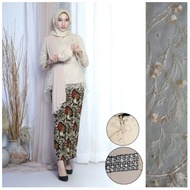 REALPICT~Setelan kebaya tille selendang Set kebaya model selendang Rok batik Baju kebaya muslim mode