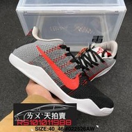 Nike Kobe 11 Elite 低筒 TINKER 白黑紅 白色 黑色 紅色 紅 黑 白 LOW 科比 籃球鞋