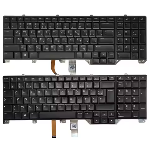 NEW for DELL Alienware M17 17 R4 R5 Spanish/Russian/French/US/Nordic /Arabic laptop keyboard Backlit