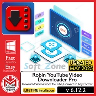 Robin YouTube Video Downloader Pro 6.12.2 - Download Videos from YouTube, Convert to Any Format | Wi