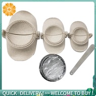 Empanadas Press Mold Maker Set with Dough Cutter and Stuffing Spoon