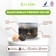 Black Garlic Bawang Putih Hitam Tunggal Lanang Jumbo Premium Alamme 100 Gram Obat Herbal Alami Penin