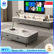 WYT Coffee My4 Panel TV XX My4 Rock Table Set Home Tv Console Cabinet My4 XX