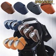 IPRASI6H Golf Iron Head Cover Accessories Practical Leather Golf Rod Sleeve
