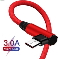 NEEDWAY Fast Charging Cable Charger Cord Fast Data Transmission L Shape 3A Braided Wire Data Cord Mo