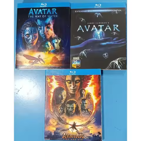Avatar series trilogy 3-D Blu-ray disc Audio: English