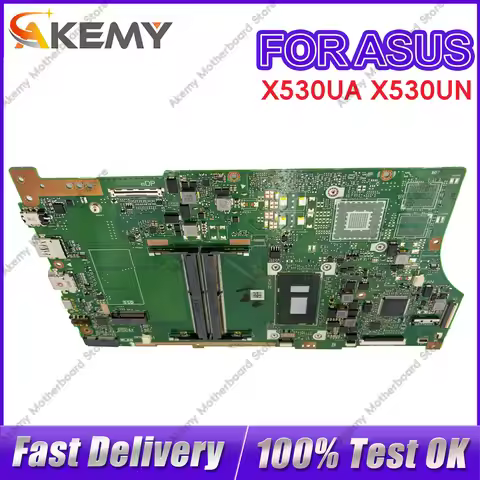 X530UA Laptop Motherboard For ASUS VivoBook X530UN X530U S530U S5300U X530UA K530U Mainboard With I3