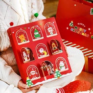 Empty Advent Countdown Calendar Christmas Box Fillable Countdown Calendar Holiday Candy Box Festive 