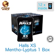 Halls XS Sugar Free Candy Mentho-Lyptus (15g x 12)