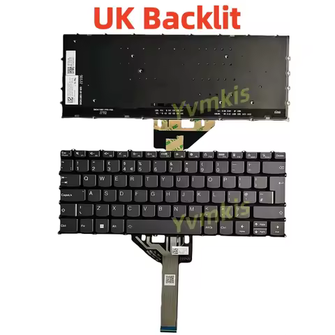 6-14IAP8 Keyboard For Lenovo YOGA Slim 6-14APU8 82X3,6-14IAP8 82WU,6-14IRH8 83E0,6-14IRP8 82WV UK La