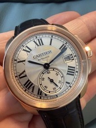 Cartier卡地亞 – WGCA0003 Calibre de Cartier 38mm玫瑰金 Watch only (淨錶）  外殼:18K 玫瑰金（或稱粉紅金）