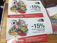 THE NORTH FACE -15%優惠券