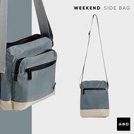 ABDSTORE - WEEKEND SIDE BAG กระเป๋าสะพายข้าง กันน้ำ กระเป๋าทูโทน ผู้ชาย ผู้หญิง แบรนด์แท้ ผ้าไนล่อน 