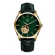 Aries Gold Open Heart Leather Strap Men Watch G 8022 Series