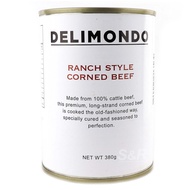 Delimondo Ranch Style Corned Beef 380g - Filipino Favorite