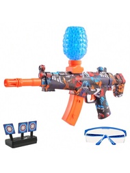 Mp5高速電動凝膠彈槍玩具! 升級版自動水子彈玩具,適用於戶外遊戲/海灘/派對/院子/水上活動/草地/射擊遊戲/生日禮物/節慶禮物
