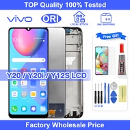 Orginal LCD With Frame For VIVO Y20/Y20i/Y20S/Y12S/Y12A/Y15A/Y15S LCD Display Screen+Touch Screen Digitizer Assembly Replacement