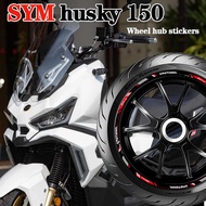 For Sym Husky150 Husky 150 Mags Sticker Motorcycle Wheel Hub Stickers Rim Decal Vinyl Sticker Waterp