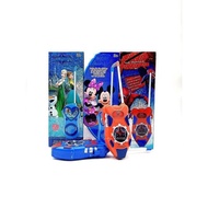 GKIDS Frosty Mouse Spider Themed Walkie Talkie Kids Toy - Play Fun Sound Radio Chat Talking Speaker 