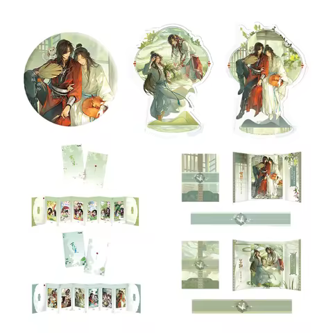 Sunsyea Tian Guan Ci Fu TGCF Merch Official The Summer Solar Term Series Badge Acrylic Stand Color B