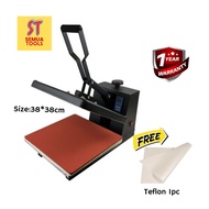 Heat Press Machine (38x38) / Heat Press Baju / Heat Press Manik / Mesin Tekap Baju / DTF Heat press 