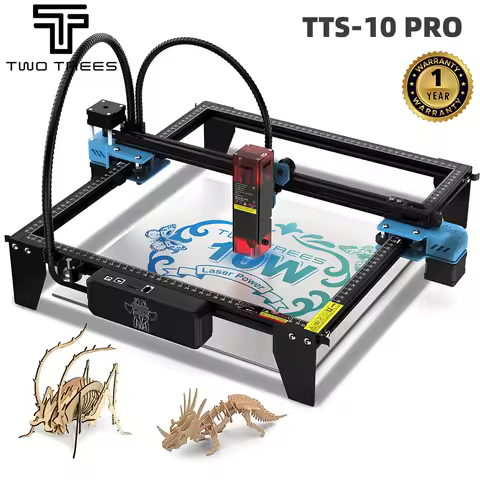 TWOTREES TTS-10 Pro Laser Engraver Stainless Steel Logo Printer Metal Laser Engraving Machine For Cu