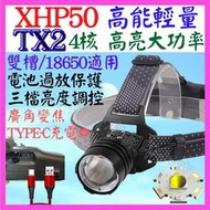 【誠泰電腦】 TX2 XHP50 4核心 P50 頭燈 強光頭燈 3檔 USB充電 變焦 P70 L2 P99 T6